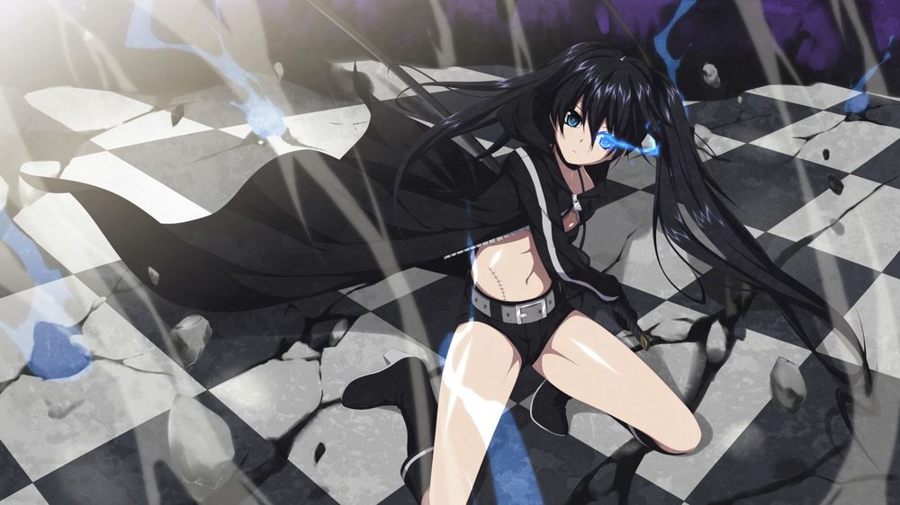 Обои для рабочего стола Mato Kuroi / Мато Курои из аниме Black Rock Shooter / Стрелок с черной скалы