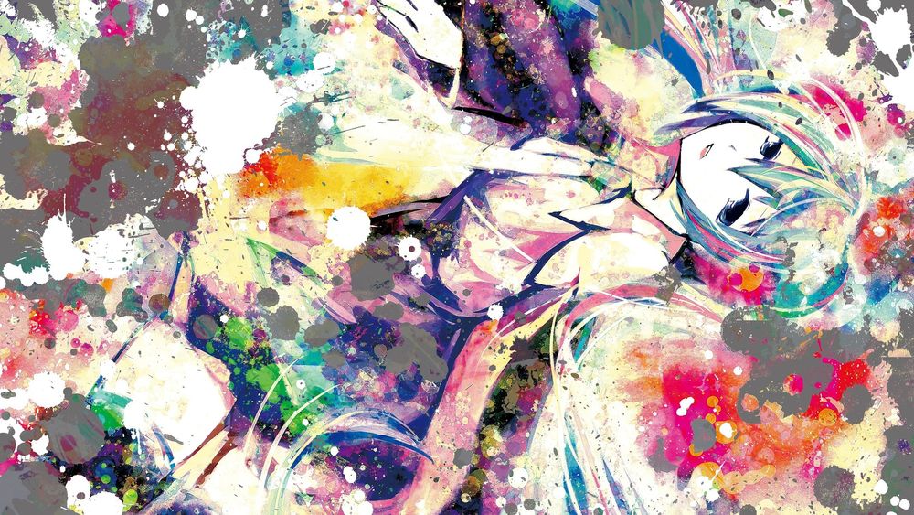Обои для рабочего стола Vocaloid Hatsune Miku / Вокалоид Хатсуне Мику