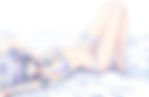 Обои для рабочего стола Стройная Izayoi Sakuya / Сакуя Изаеи лежит на кровати в сексуальном нижнем белье, из серии компьютерных игр Тохо / Touhou Project (художник Hong (white spider))