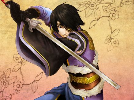 Обои на рабочий стол Kakouton из игры Jyuzaengi ~Engetsu Sangokuden~/ Исторический роман Тринадцатого Зодиака. Сказание о Полумесяце Троецарствия