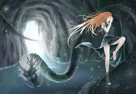 Обои на рабочий стол Hong Meiling / Хон Мейлин из игры Touhou Project / Проект Восток