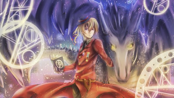 Обои на рабочий стол Romania / Румыния из аниме Axis Powers: Hetalia / Хеталия и страны Оси