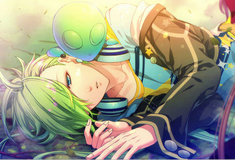 Обои на рабочий стол Kanata Hoshino / Каната Хошино из игры Glass Heart Princess / Хрустальное сердце принцессы