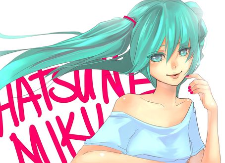 Обои на рабочий стол Vocaloid Hatsune Miku / Вокалоид Хатсуне Мику