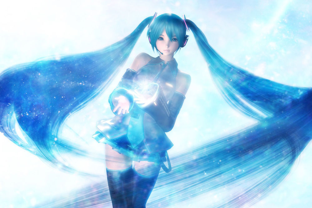 Обои для рабочего стола Vocaloid Hatsune Miku / Вокалоид Хатсуне Мику