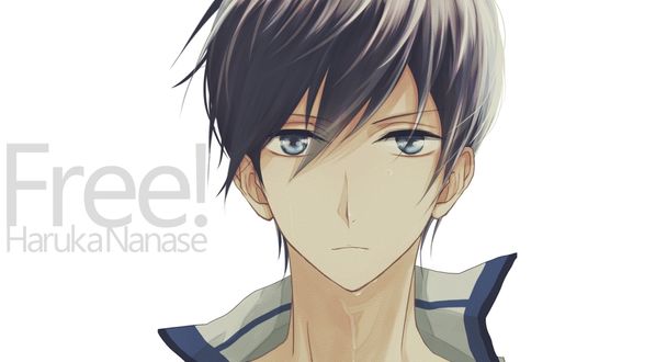 Обои на рабочий стол Нанасе Харука / Nanase Haruka из аниме Свободный стиль! / Free!
