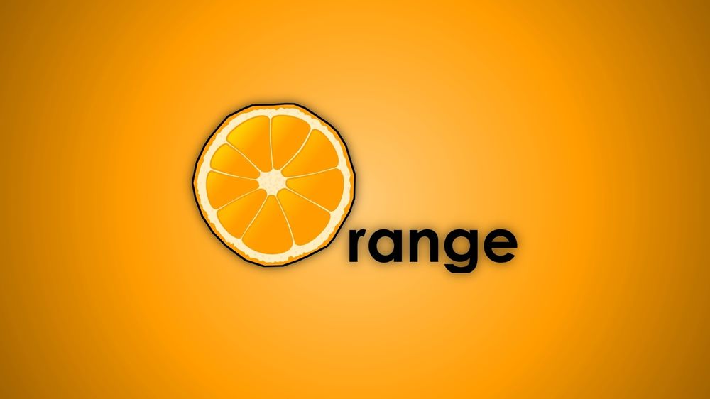 Обои для рабочего стола Долька апельсина range / ассортимент