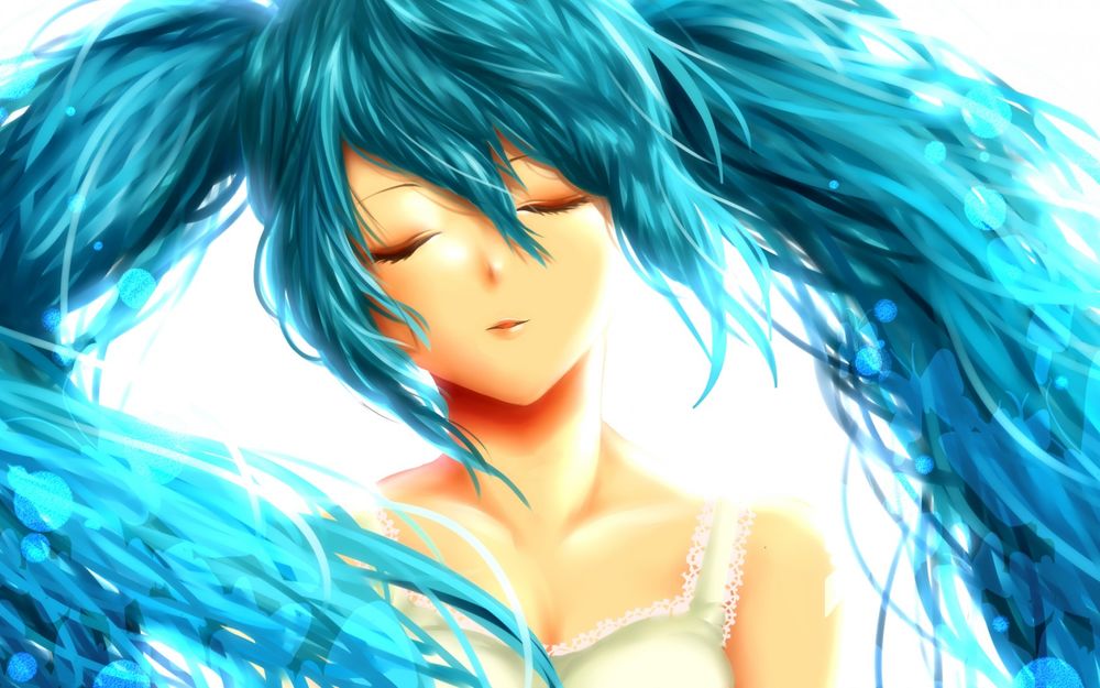 Обои для рабочего стола Vocaloid Hatsune Miku / Вокалоид Хатсуне Мику