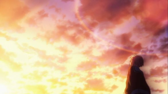 Обои на рабочий стол Юки Нагато / Yuki Nagato из аниме Меланхолия Харухи Судзумии / Suzumiya Haruhi no Yuuutsu