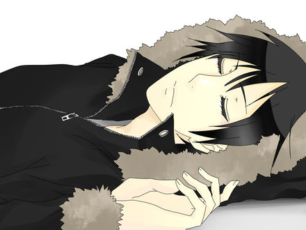 Обои на рабочий стол Orihara Izaya / Орихара Изая из аниме Durarara / Дюрарара