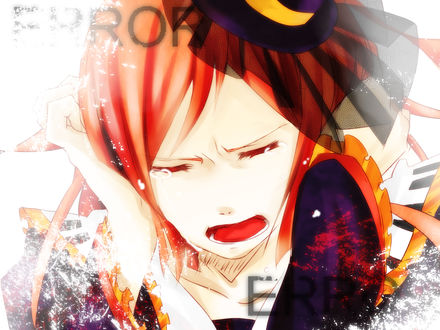 Обои на рабочий стол Namine Ritsu / Намине Ритсу из игры UTAU плачет