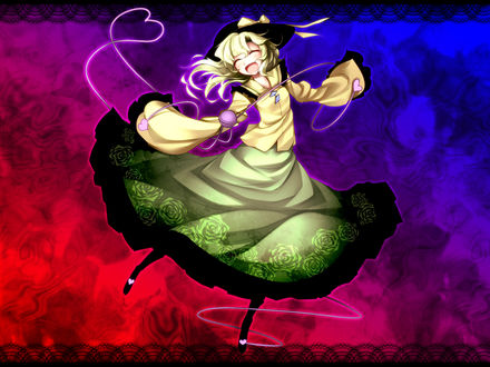 Обои на рабочий стол Komeiji Koishi / Комэйдзи Койси из игры Touhou Project / Проект Восток
