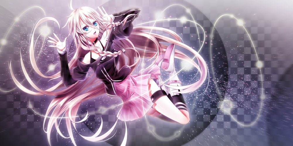 Обои для рабочего стола Vocaloid IA / Вокалоид Йа, art by Ranyun