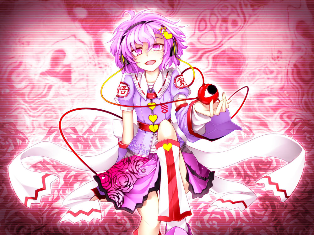 Обои для рабочего стола Komeiji Satori / Комэйдзи Сатори из игры Touhou Project / Проект Восток
