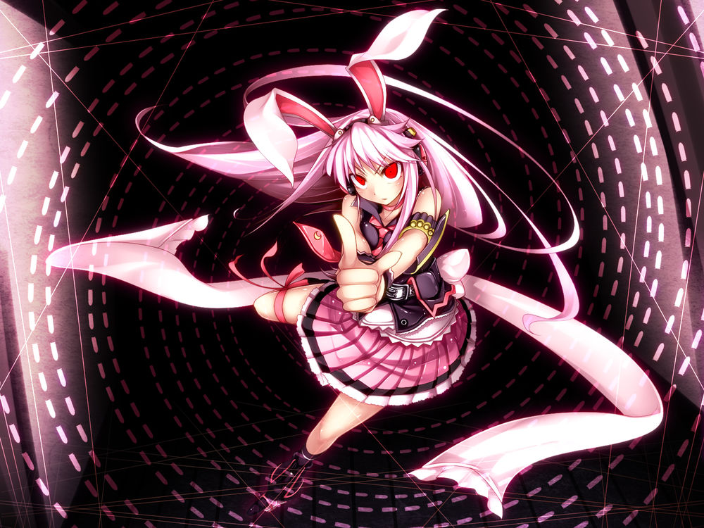 Обои для рабочего стола Reisen Udongein Inaba / Рэйсэн Удонгэин Инаба из игры Touhou Project / Проект Восток