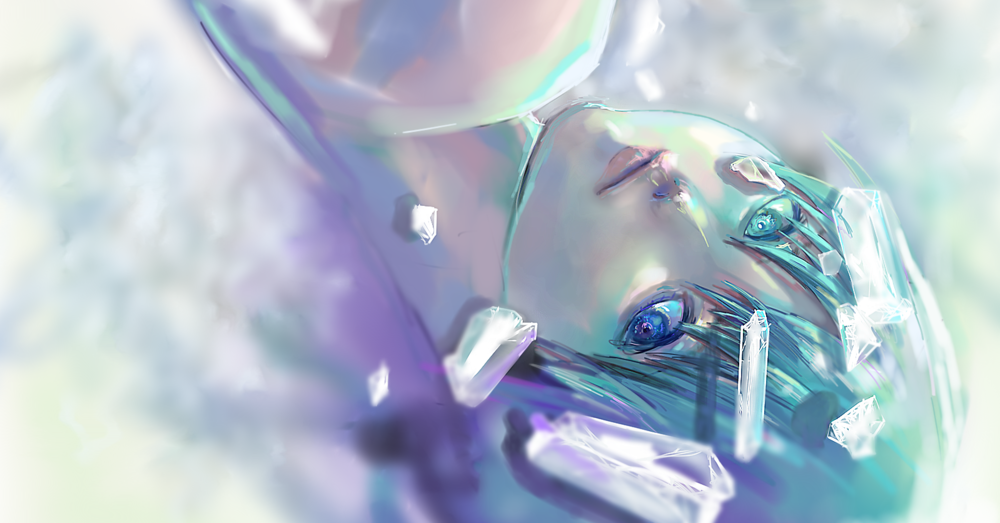 Обои для рабочего стола Vocaloid Hatsune Miku / Вокалоид Хатсуне Мику, art by dura