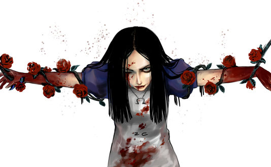 Обои на рабочий стол Alice / Алиса из игры American McGees Alice: Madness Returns
