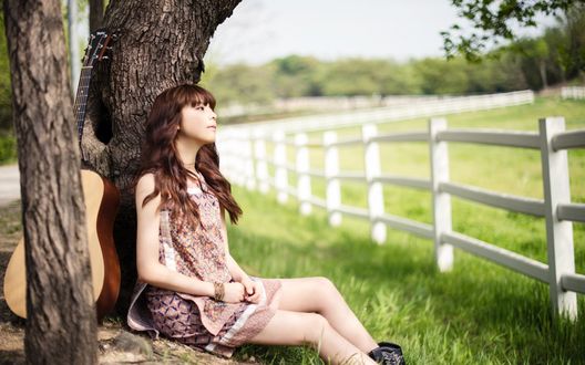 Обои на рабочий стол Juniel / Джуниэль южнокорейская певица