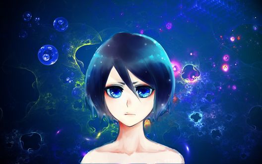 Обои на рабочий стол Рукия Кучики / Rykia Kuchiki из аниме Блич / Bleach
