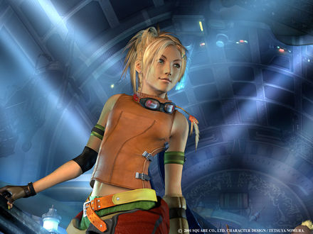 Обои на рабочий стол Final Fantasy blondy girl