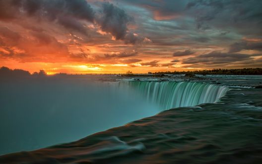 Обои на рабочий стол Канада, Онтарио, река Ниагара / Canada, Ontario, Niagara River
