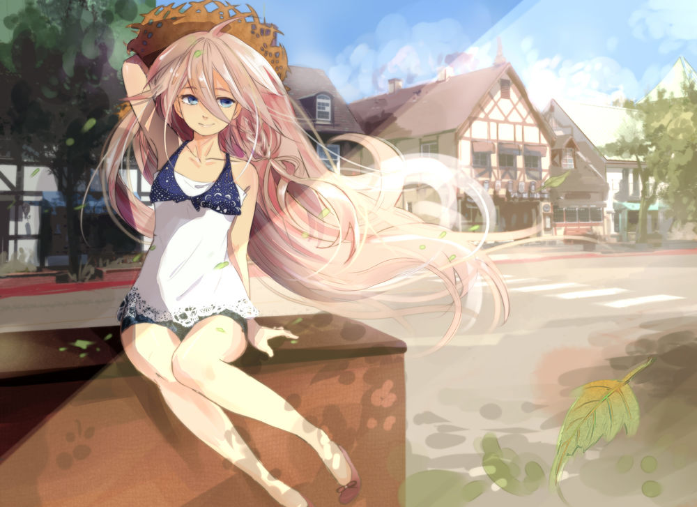 Обои для рабочего стола Vocaloid IA / Вокалоид Йа