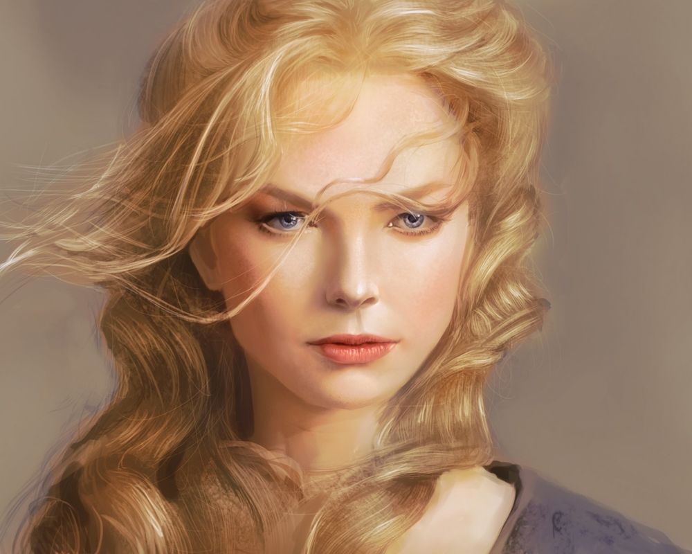 Обои для рабочего стола Портрет Николь Кидман / Nicole Kidman