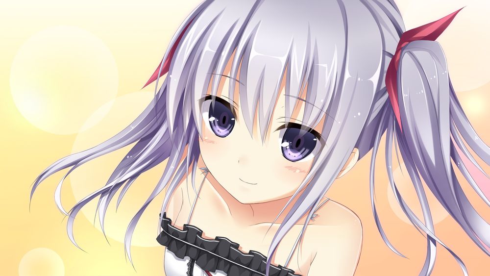 Обои для рабочего стола Shirakawa Hotaru из игры - визуальной новеллы Otonari Koi Sensou, art by Kagura Yuu
