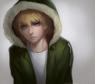 Обои на рабочий стол Yukine / Юкине из аниме Noragami / Падший Бог, art by FeliceMelancholie