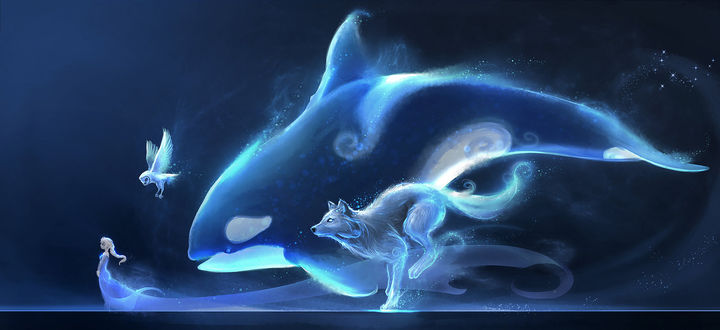 Обои на рабочий стол Эльза / Elsa из анимационного мультфильма Холодное сердце / Cold heart