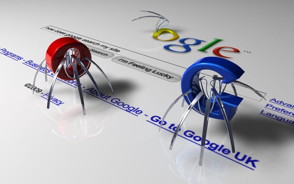 Обои для рабочего стола Логотип Google на сером фоне