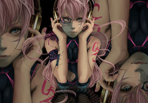 Обои на рабочий стол Vocaloid Megurine Luka / Вокалоид Мегурине Лука