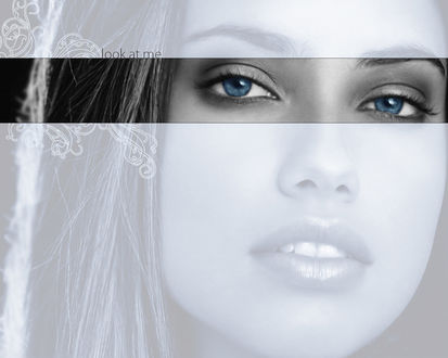 Обои на рабочий стол Модель Адриана Лима / Adriana Lima (Посмотри на меня / look at me)