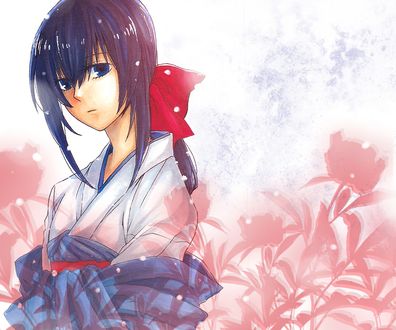 Обои на рабочий стол Yukishiro Tomoe / Юкиширо Томое из аниме Самурай Х / Samurai Х / Бродяга Кеншин / Tramp Kenshin