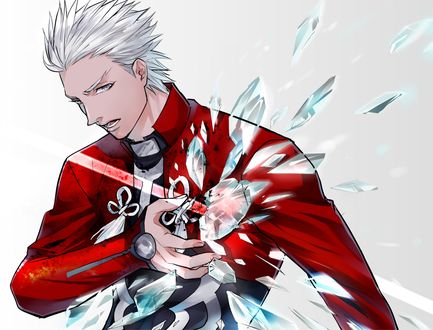 Обои на рабочий стол Арчер / Archer из аниме Судьба: Ночь схватки / Fate: Stay night