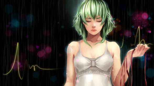 Обои на рабочий стол Вокалоид Гуми Мегпоид / Vocaloid Gumi Megpoid