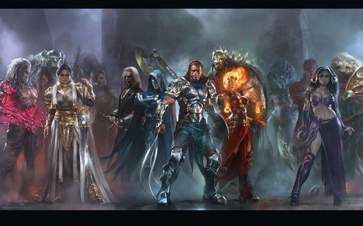 Обои на рабочий стол Арт к игре Planeswalkers Pantheon by Brad Rigney (Cryptcrawler)