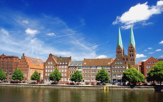 Обои на рабочий стол Вид на Берлин в Германии / Berlin, Germany