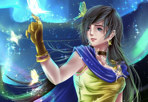 Обои на рабочий стол Героиня видео игры The Summoner Liliana Rose Caldwell / Лилиана Роуз Колдуэлл, арт by keanove