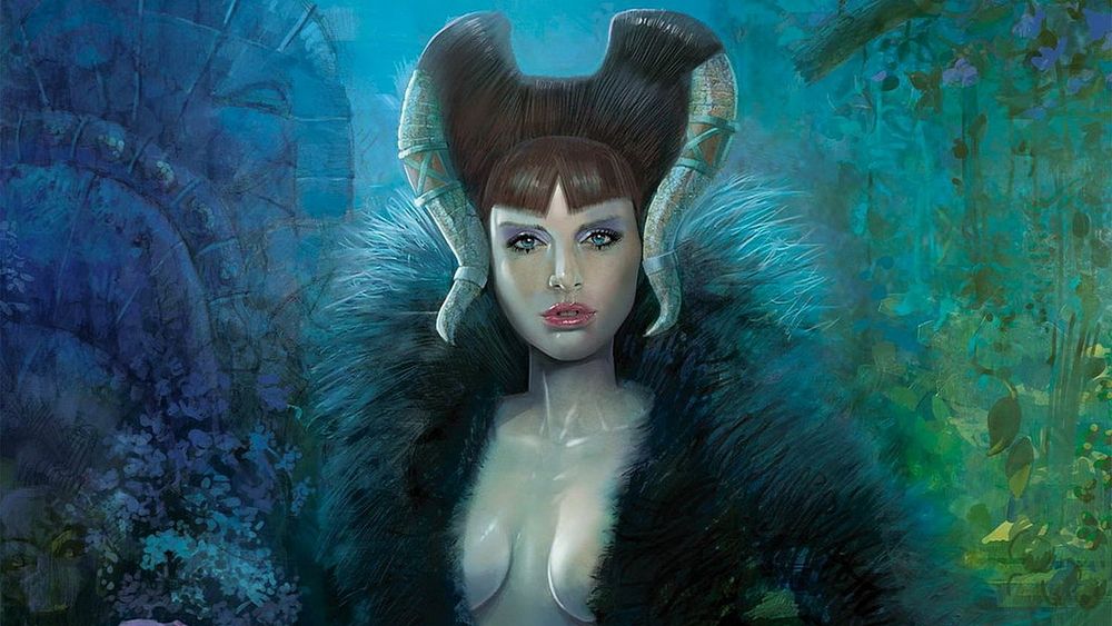 Обои для рабочего стола Чародейка Трисс Меригольд / Triss Merigold, героиня о саги Ведьмаке / The Witcher, арт к одноименной игре