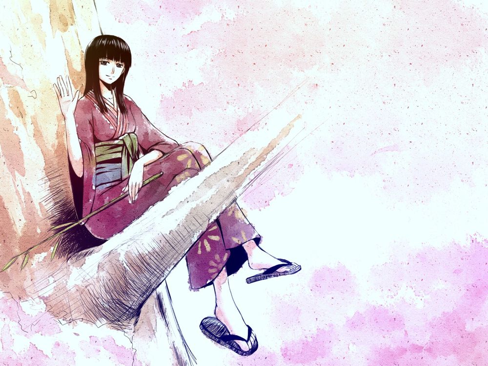 Обои для рабочего стола Нико Робин / Nico Robin из аниме Ван Пис / One Piece