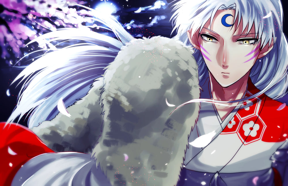 Обои для рабочего стола Сэссемару / Sesshomaru из аниме InuYasha / Инуяся