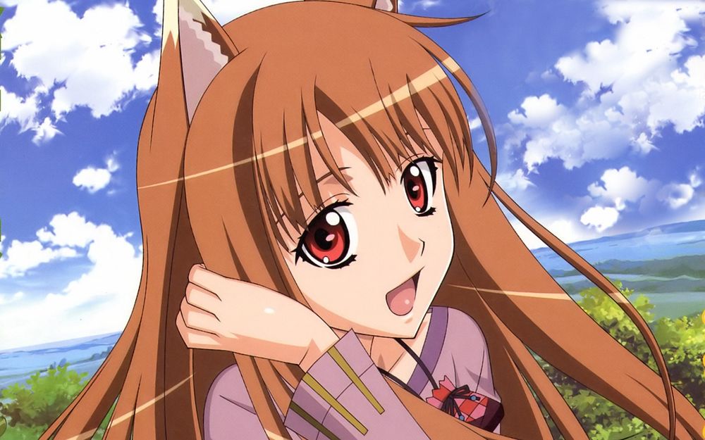 Обои для рабочего стола Horo / Хоро из аниме Волчица и пряности / Spice and Wolf / Ookami to Koushinryou