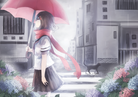 Обои на рабочий стол Tateyama Ayano / Татеяма Аяно из аниме Kagerou Project / Призрачный Проект