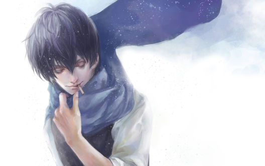 Обои на рабочий стол Hijikata Toushirou / Хиджиката Тоширо из аниме Гинтама / Gintama