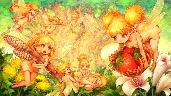Обои на рабочий стол Tiki, персонажи из игры Dragons Crown