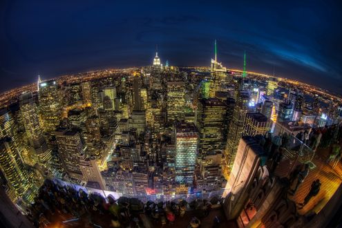 Обои на рабочий стол Небоскребы Нью-Йорка / New York City, США / USA