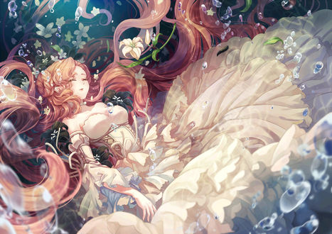 Обои на рабочий стол Юфемия ли Британия / Euphemia li Britannia из аниме Код Гиас / Code Geass