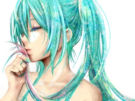 Обои на рабочий стол Вокалоид Хатсуне Мику / Vocaloid Hatsune Miku, автор Lma