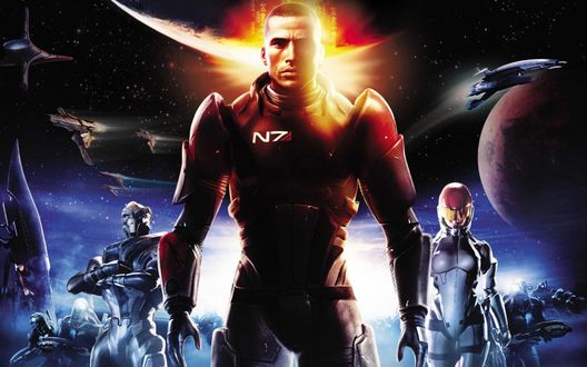 Обои на рабочий стол Заставка из игры Mass Effect